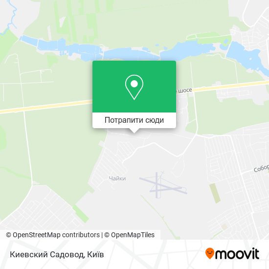 Карта Киевский Садовод