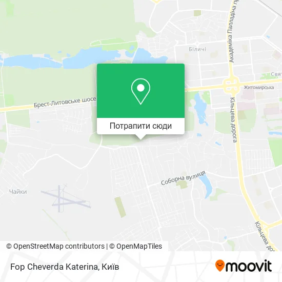 Карта Fop Cheverda Katerina