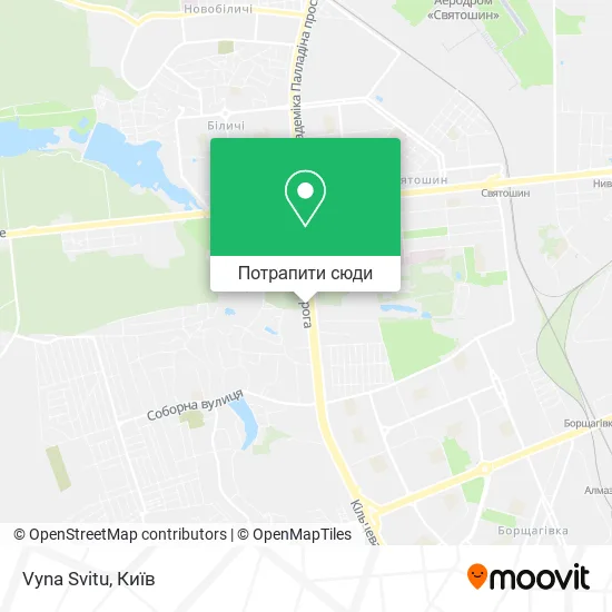 Карта Vyna Svitu