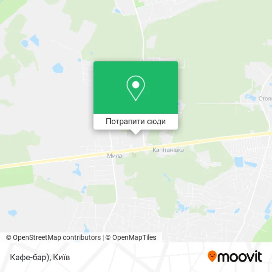 Карта Кафе-бар)