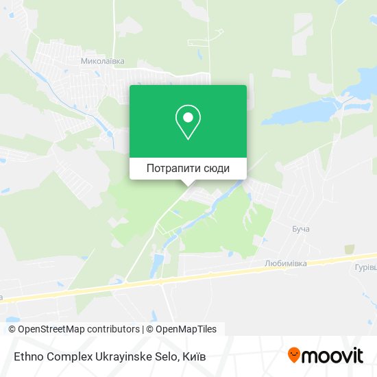 Карта Ethno Complex Ukrayinske Selo