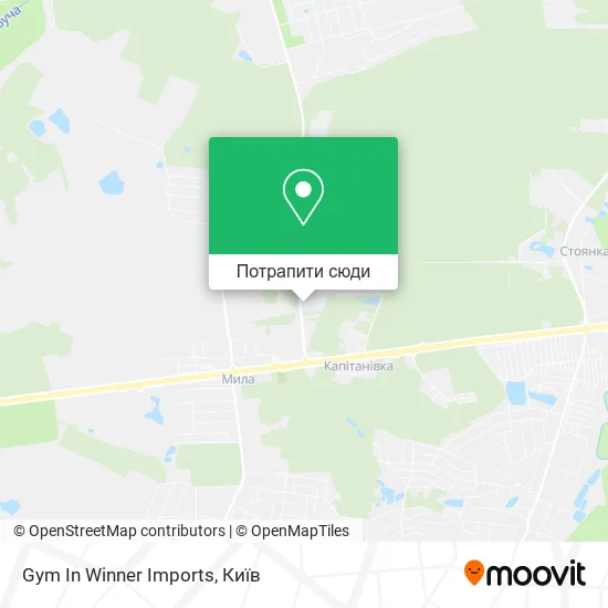 Карта Gym In Winner Imports