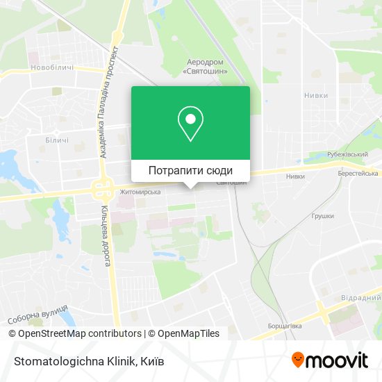 Карта Stomatologichna Klinik