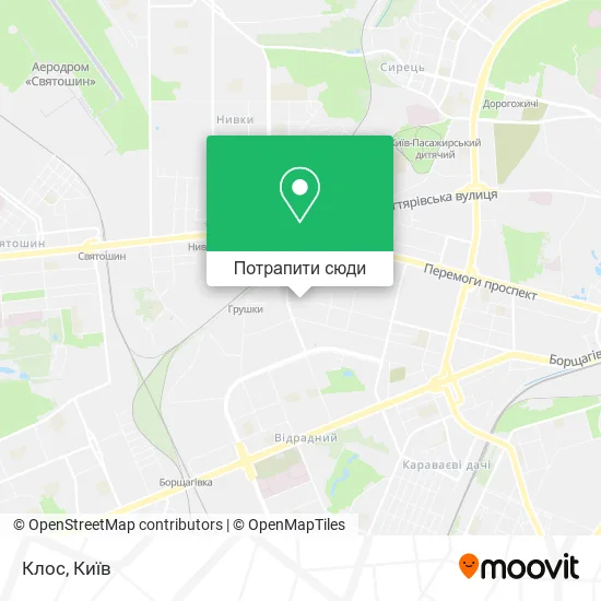Карта Клос