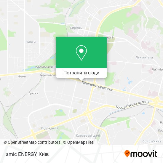 Карта amic ENERGY