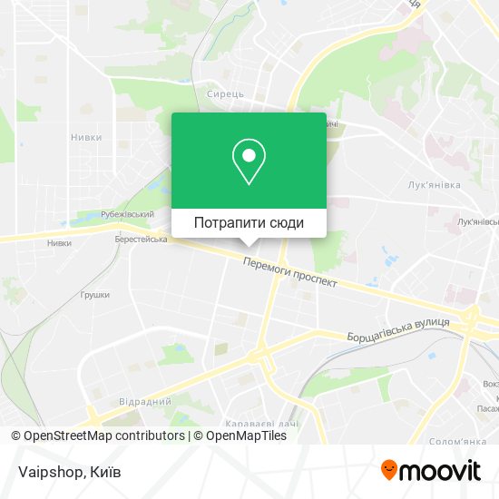 Карта Vaipshop