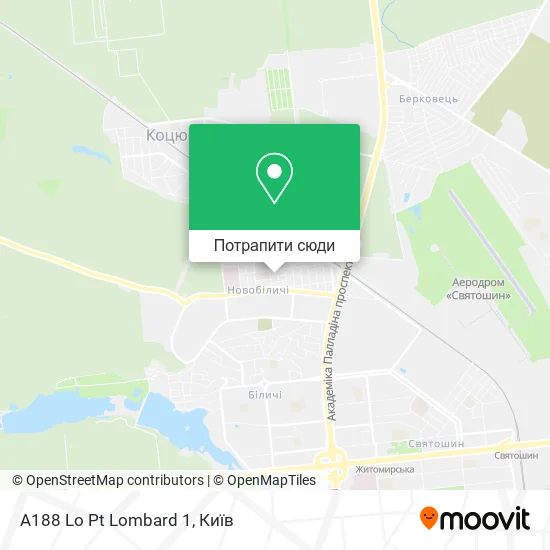 Карта A188 Lo Pt Lombard 1
