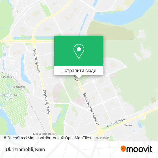 Карта Ukrizramebli