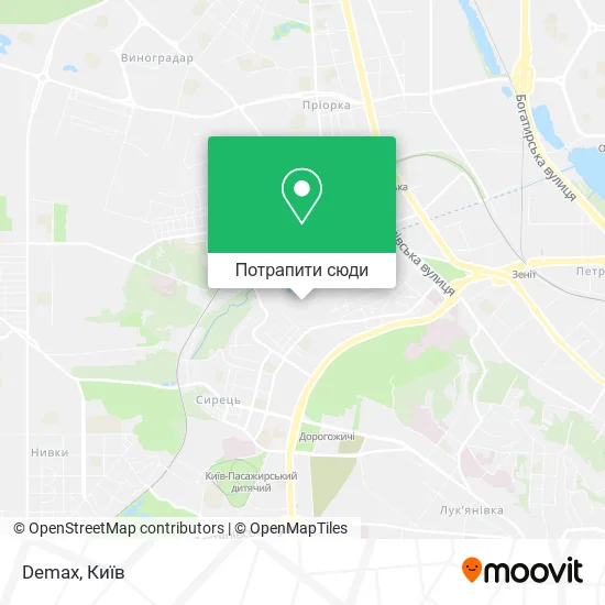 Карта Demax