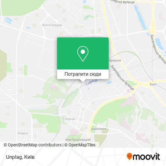 Карта Unplag