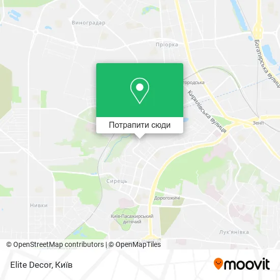 Карта Elite Decor