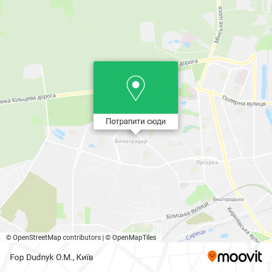 Карта Fop Dudnyk O.M.