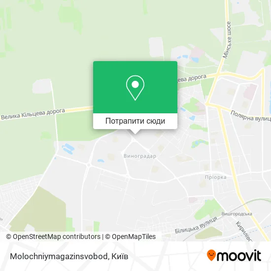 Карта Molochniymagazinsvobod