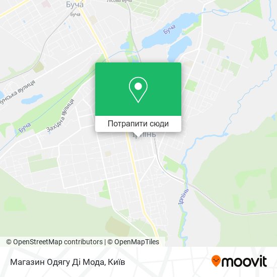 Карта Магазин Одягу Ді Мода