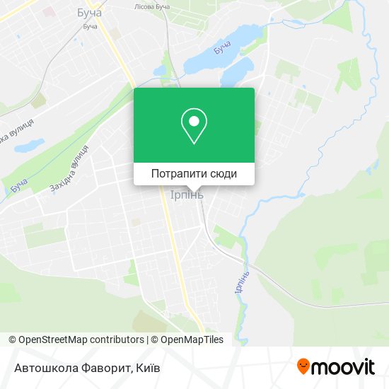 Карта Автошкола Фаворит