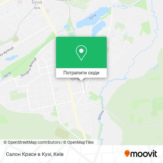Карта Салон Краси в Кузі