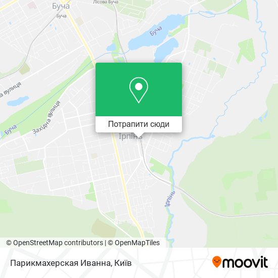Карта Парикмахерская Иванна