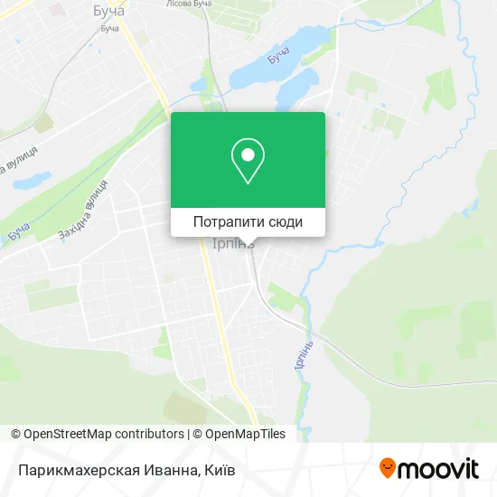Карта Парикмахерская Иванна