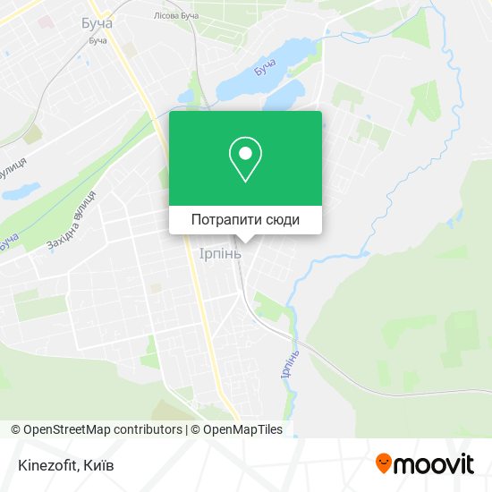 Карта Kinezofit