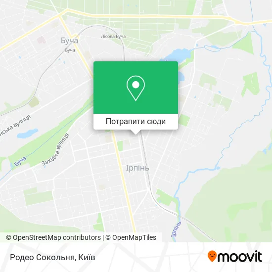 Карта Родео Сокольня