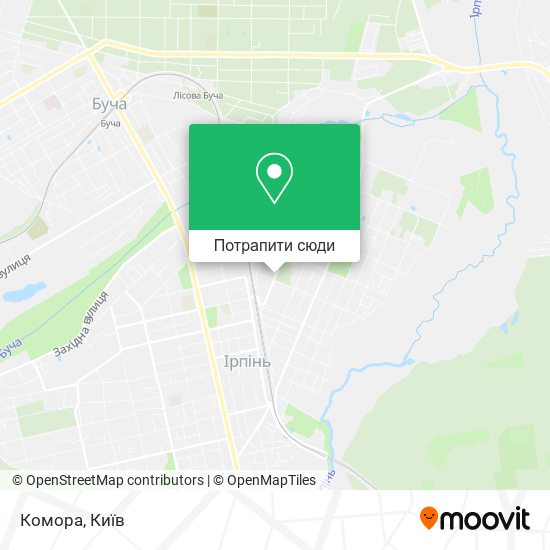 Карта Комора
