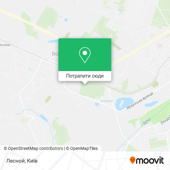 Карта Лесной