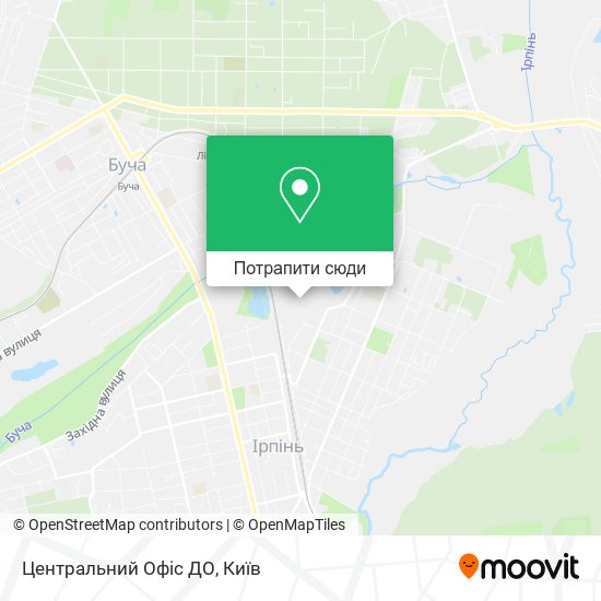Карта Центральний Офіс ДО