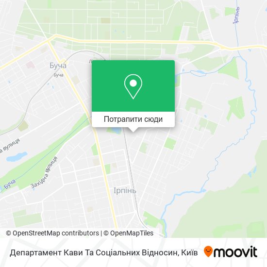 Карта Департамент Кави Та Соціальних Відносин