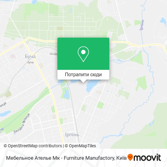 Карта Мебельное Ателье Мк - Furniture Manufactory