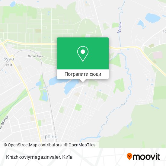 Карта Knizhkoviymagazinvaler