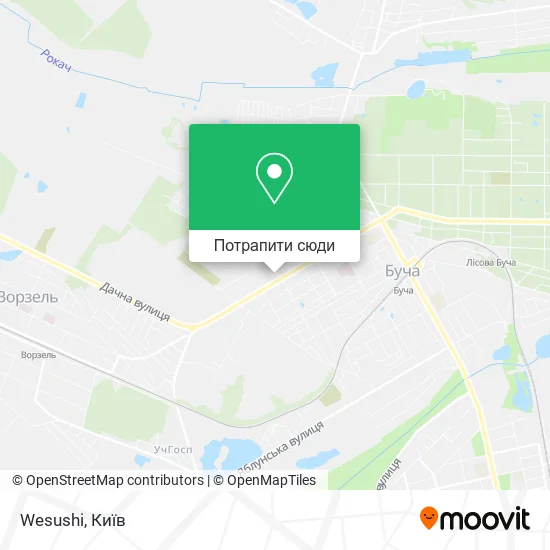 Карта Wesushi