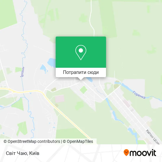 Карта Світ Чаю