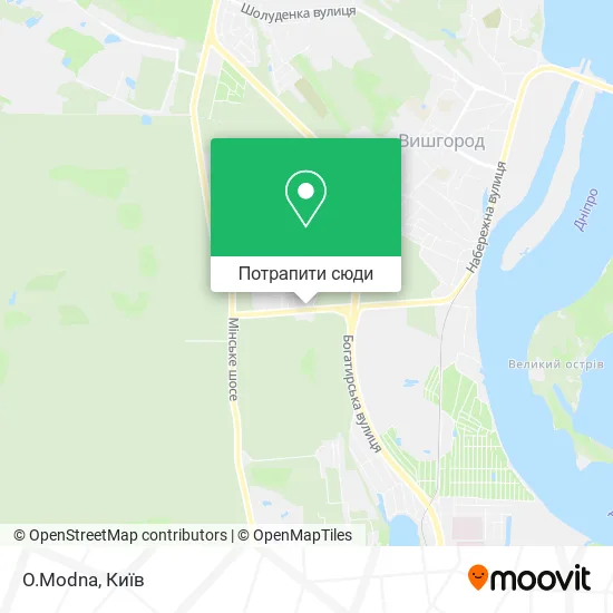 Карта O.Modna