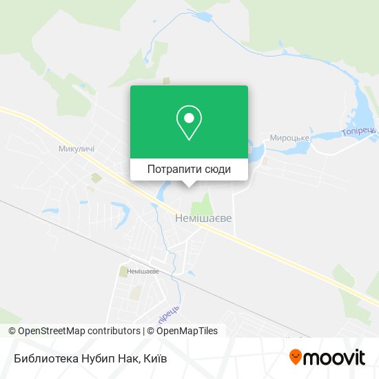 Карта Библиотека Нубип Нак