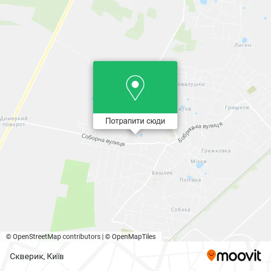 Карта Скверик