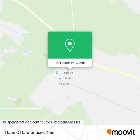 Карта Парк С Павлинами