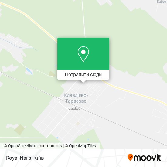 Карта Royal Nails