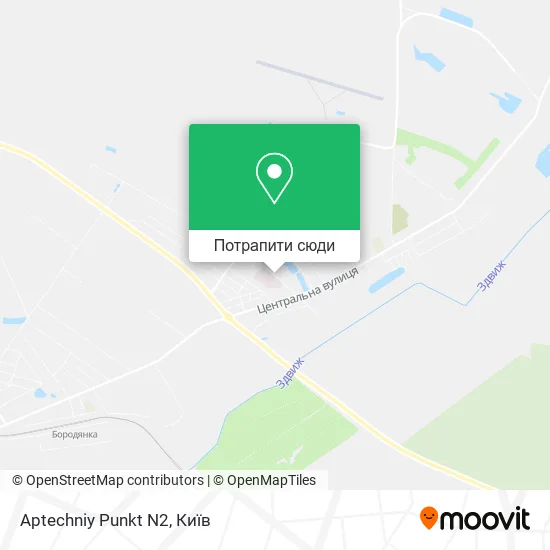 Карта Aptechniy Punkt N2