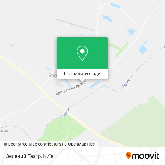 Карта Зелений Театр