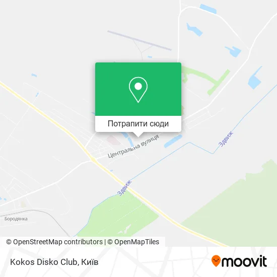 Карта Kokos Disko Club
