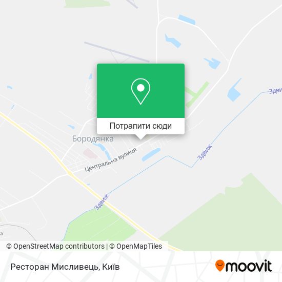 Карта Ресторан Мисливець