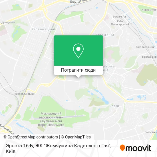 Карта Эрнста 16-Б, ЖК "Жемчужина Кадетского Гая"