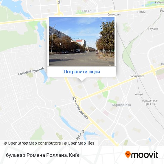 Карта бульвар Ромена Роллана