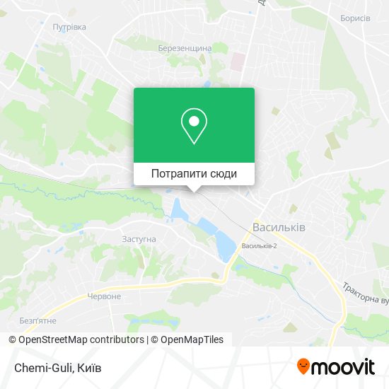 Карта Chemi-Guli