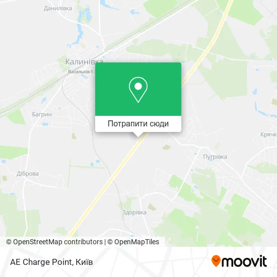 Карта AE Charge Point