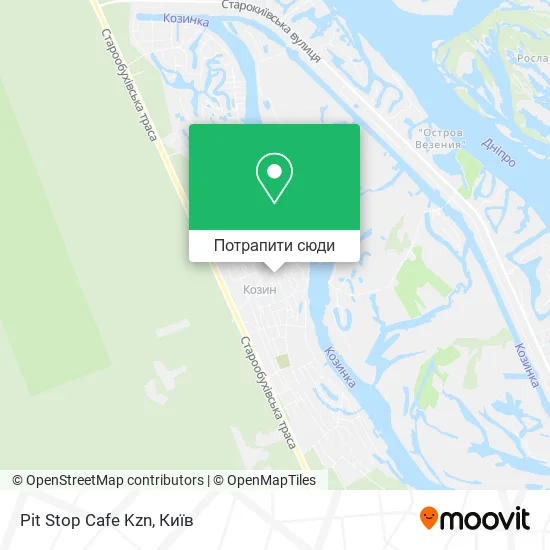 Карта Pit Stop Cafe Kzn