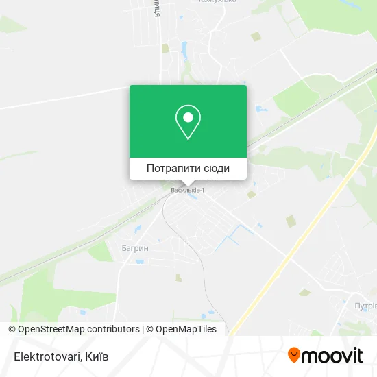 Карта Elektrotovari