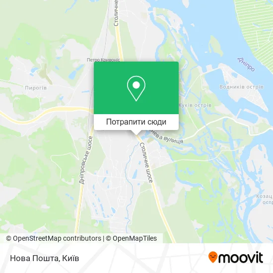 Карта Нова Пошта