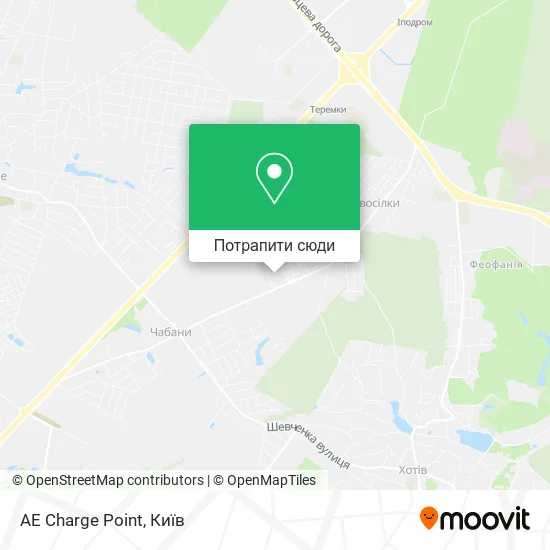 Карта AE Charge Point