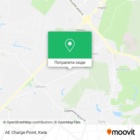 Карта AE Charge Point